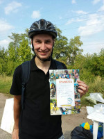 Счастливое лицо после финиша